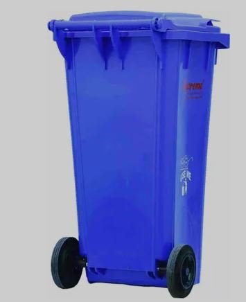 Rgtas supreme 120l Plastic Dustbin  (Blue)